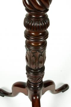 Antique English Mahogany Fern Stand Pedestal Table - 554931