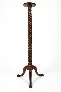 Antique English Mahogany Fern Stand Pedestal Table - 554933