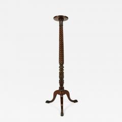 Antique English Mahogany Fern Stand Pedestal Table - 661503