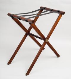 Antique English Mahogany Folding Tray Stand Circa 1840 - 261558