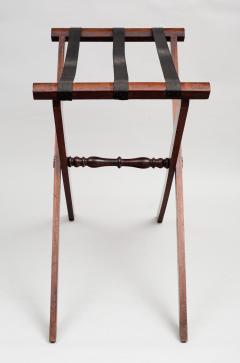 Antique English Mahogany Folding Tray Stand Circa 1840 - 261559