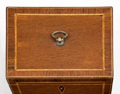 Antique English Mahogany and Rosewood Tea Caddy Circa 1820 - 1662503