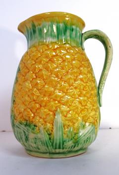Pineapple Lace Impressed Ceramic 1 Quart Pitcher 