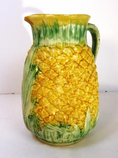 Pineapple Lace Impressed Ceramic 1 Quart Pitcher 