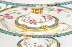 Antique English Porcelain Dessert Service 14 Pieces - 297599