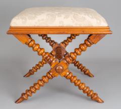 Antique English Regency Bobbin Stool - 1808200