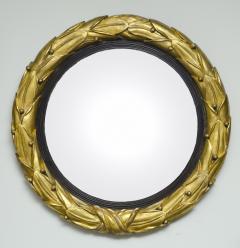 Antique English Regency Convex Mirror - 109217