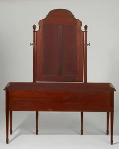 Antique English Regency Style Dressing Table Vanity Mirror - 2494507