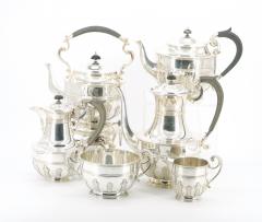 Antique English Sterling Silver 6 Piece Tea Coffee Service Goldsmiths London - 3886516