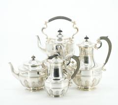 Antique English Sterling Silver 6 Piece Tea Coffee Service Goldsmiths London - 3886522