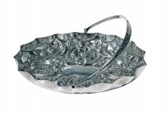 Antique English Sterling Silver Fruit Basket Birmingham 1902 - 2797698