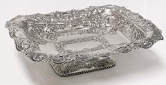 Antique English Sterling Silver Fruit Dish 1898 John Round - 3223392