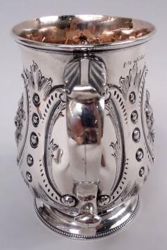 Antique English Victorian Classical Sterling Silver Cann 1864 - 4337648