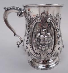 Antique English Victorian Classical Sterling Silver Cann 1864 - 4337649