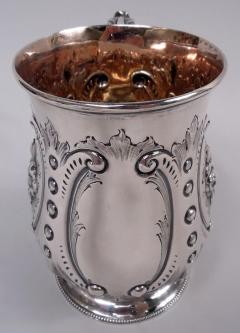 Antique English Victorian Classical Sterling Silver Cann 1864 - 4337650