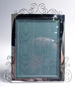 Antique English Victorian Classical Sterling Silver Picture Frame 1896 - 4337362