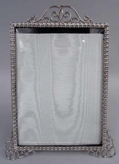 Antique English Victorian Classical Sterling Silver Picture Frame 1898 - 4338930