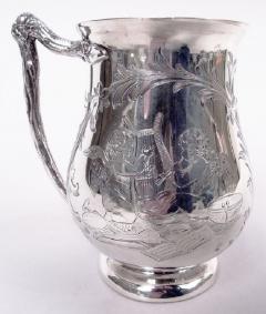 Antique English Victorian Rococo Sterling Silver Baby Cup 1848 - 4032840