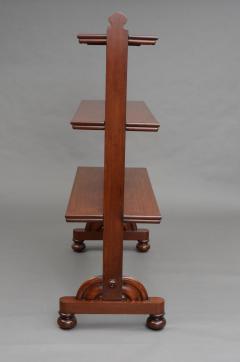 Antique English William IV Mahogany Three Tiered Buffet Circa 1840 - 115660