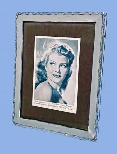 Antique English silver large Photograph Frame Birmingham 1911 - 3089542