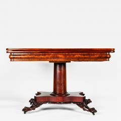 Antique European Large Folding Table with Claw Feet - 154774