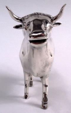 Antique European Silver Cow Creamer - 4013482