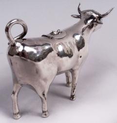 Antique European Silver Cow Creamer - 4013503