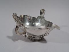 Antique European Silver Sauce Boat in 18th Century Style - 3749138