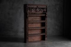 Antique Expressive Carved Bookcase France 19th Century - 4452039