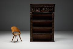 Antique Expressive Carved Bookcase France 19th Century - 4452096