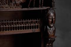 Antique Expressive Carved Bookcase France 19th Century - 4452098
