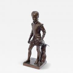 Antique F Barbedienne Bronze Sculpture of King Henry IV Francois Bosio - 4045978