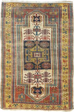 Antique Fakhralou Kazak Rug 3 0 x 4 10  - 4562029