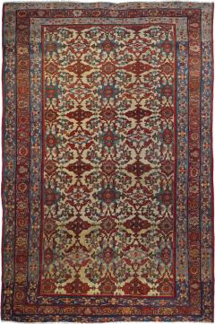Antique Farahan Sarouk Rug 6 6 x 10 1  - 4318863