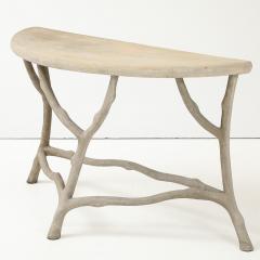 Antique Faux Bois Demilune - 4140142