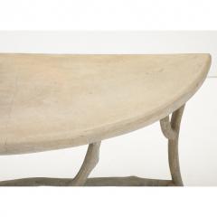Antique Faux Bois Demilune - 4140149