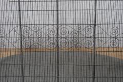 Antique Federal Brass And Wire Nursery Fender - 4474265