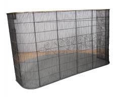 Antique Federal Brass And Wire Nursery Fender - 4474276