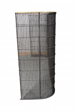 Antique Federal Brass And Wire Nursery Fender - 4474282