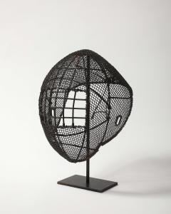 Antique Fencing Mask on Stand - 4328036