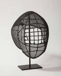 Antique Fencing Mask on Stand - 4328381