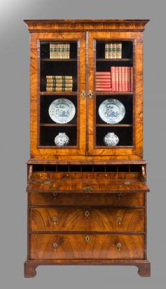 Antique Fine George I Walnut Secretaire Bookcase - 178577