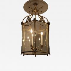 Antique Fine Quality Nineteenth Century Gilt Metal Hall Lantern - 1237607