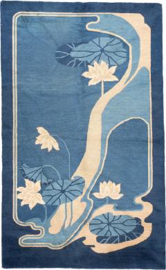 Antique Fine Unusual Chinese Peking Rug 4 2 x 6 9  - 4458699