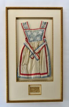 Antique Flag Apron Hand Sewn Americana - 2212351