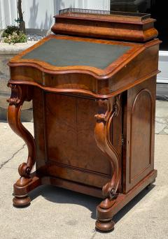Antique Flame Mahogany English Canterbury Desk - 2665116