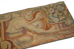 Antique Flemish Tapestry Panel 17 x 85 - 4241246