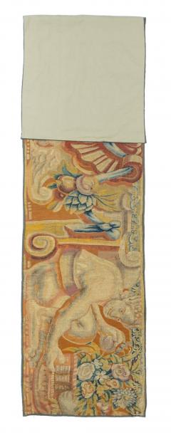 Antique Flemish Tapestry Panel 17 x 85 - 4241250