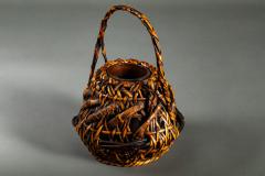 Antique Flower Arranging Ikebana Basket - 3678279