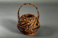 Antique Flower Arranging Ikebana Basket - 3678288